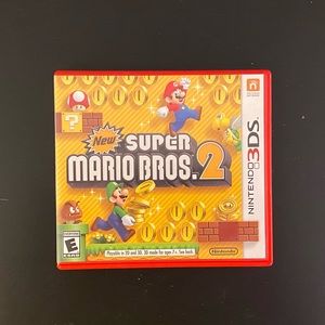 Nintendo 3DS Super Mario Bros. 2 Case & Manual
